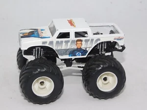 2005 Muscle Machines Marvel Fantastic Four White Monster Truck 1:64 Scale - Picture 1 of 5