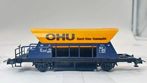 Faller H0 197 Selbstentladewagen OHU Sand Kies Edelsplitt 067 7 019-0 der DB - Picture 1 of 9