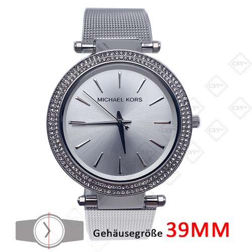 Michael Kors MK3367 Orologio Donna 39mm Argento Quadrante Darci Acciaio Inox