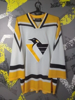 Camiseta Jagr Pittsburgh Penguins NHL Hockey Camisa Profesional Hockey Hombres Talla XL ig93 Foto 1 de 4