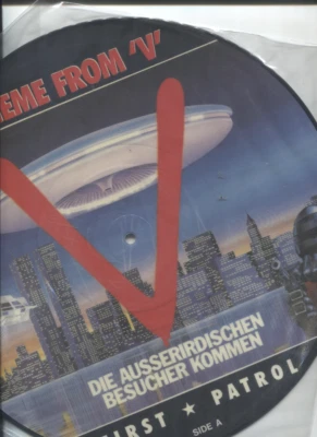 FIRST PATROL " THEME FROM 'V' die Ausserirdischen kommen! " 12' Maxi Top Zustand - Bild 1 von 4