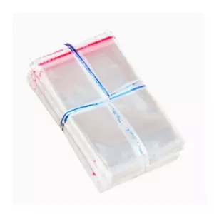 10 Stück transparente Polybeutel OPP Zellophan Kunststoff Cellobeutel selbstklebend - Bild 1 von 1
