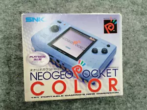 Sistema de juegos de consola portátil color bolsillo SNK Neo Geo azul platino Japón - Imagen 1 de 13