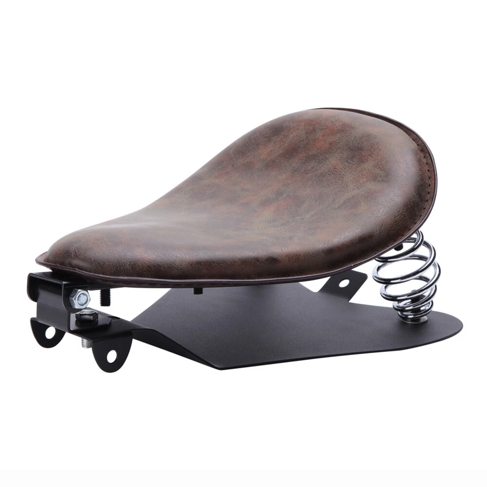 For Harley Heritage Springer Softail Bobber Motorcycle Spring Solo Seat Saddle - Image 1 of 4
