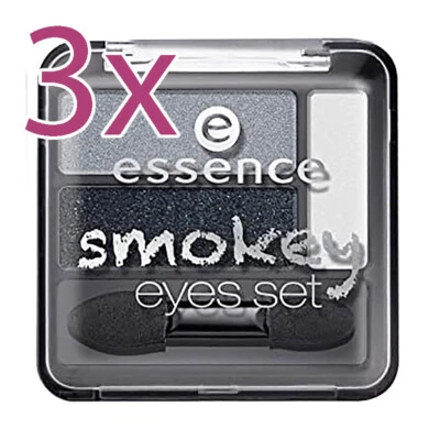 3 Stk. Smokey Eyes Set essence Smokey night (777194-3) - Bild 1 von 2