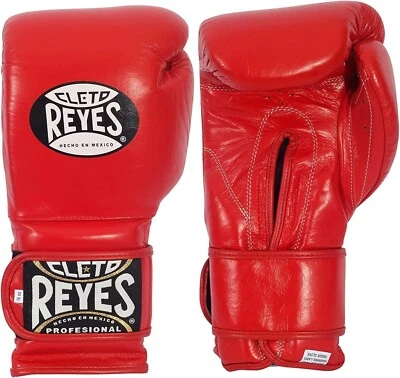 Guantes de Entrenamiento Cleto Reyes con Cierre de Gancho y Lazo - Rojo 12oz Foto 1 de 4