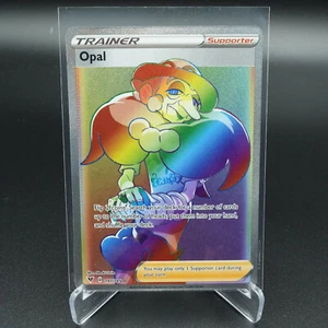POKEMON CARD TCG 2021 VIVID VOLTAGE OPAL FULL ART HYPER RARE 197/185 - Picture 1 of 2