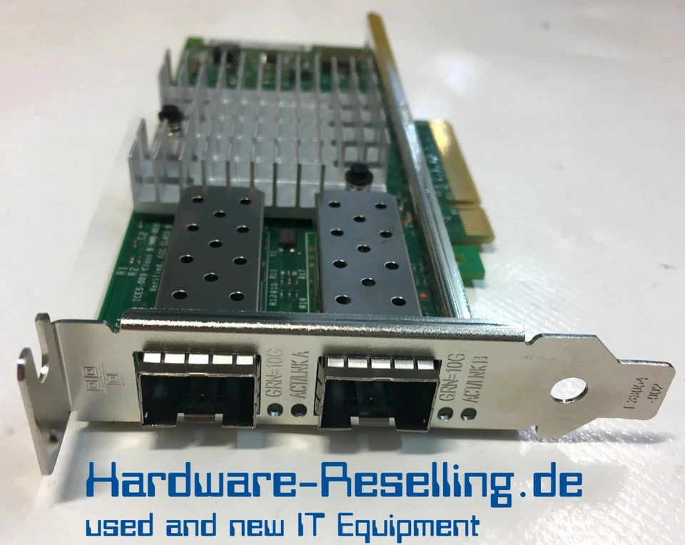 IBM Intel Doppio 10 Gigabit Doppia Porta SFP+ 49Y7962 PCI Espresso 2.0 x8 - Immagine 1 di 1