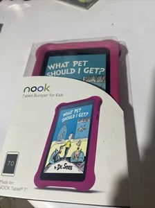 Nook Tablet Bumper For Kids Made For Nook 7.0 Tablet 7 Inch Pink New - Picture 1 of 4