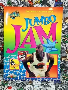 Space Jam 1996 Jumbo Jam Coloring and Activity Book Micheal Jordan - NEW - Imagen 1 de 4