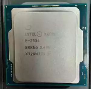 Intel Xeon E-2334 4-core 3.40GHz~4.80GHz TDP-65W LGA-1200 CPU processor - Picture 1 of 1