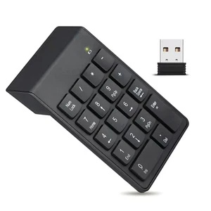 Brand New 2.4GHz Wireless USB 18-Key Number Keyboard 33ft/10m Working Range - Picture 1 of 11