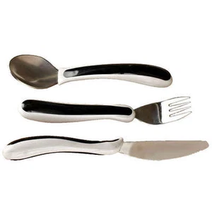 Kura Care Adult Cutlery - Easy Grip Cutlery - Adult Eating Aids Knife Fork Spoon - Picture 1 of 19