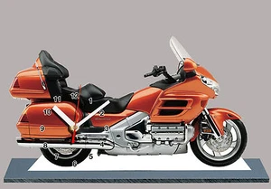 MOTO HONDA GOLDWING -06 , Reloj en modela miniatura - Bild 1 von 1