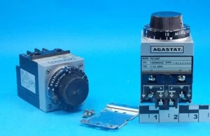 Tyco Agastat 7012AF 120V, 10A, 1 - 10 Mint Timing Delay Relay 5-1423157-9 New - Picture 1 of 12