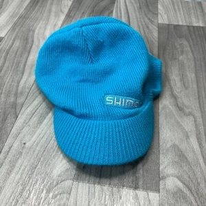 Shimano Beanie Hat Brim Baby Blue Size Small - Picture 1 of 4