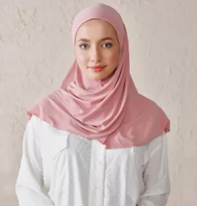 Maglietta Modefa Instant Wave Scialle Donna Scialle Hijab - Polvere - Foto 1 di 2