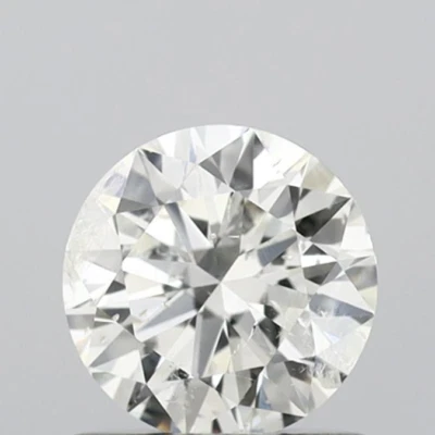 0.75 Ct Round Cut Laser Inscribed 100% Natural Diamond 5.8 mm I/I1 IGI Certified - Image 1 of 4