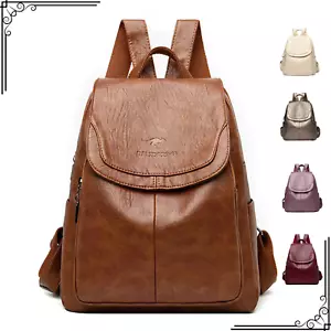 Fashion Pack Rucksack Travel Bag Casual Daily Handbag Women Leather Backpack - Picture 1 of 37