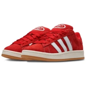 ADIDAS Kids Red & White Originals Campus 00s Trainers UK 13 K BRAND NEW - Picture 1 of 5