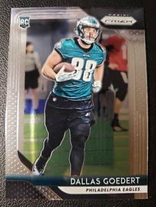 2018 Panini Prizm Dallas Goedert RC Rookie Card #299 Base Philadelphia Eagles - Picture 1 of 2