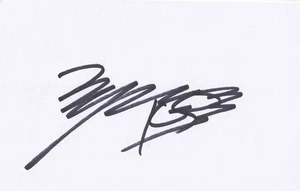 Golf - K.J. Choi - Hand Signed 6x4 Inch White Card - COA - Picture 1 of 1