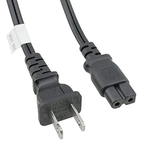 Polarizado Nema 1-15 Enchufe al cable de alimentación polarizado para PS1 PS2 Fat Sega Saturn 3Z - Imagen 1 de 3