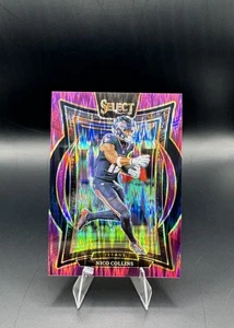 2024 Panini Select - Nico Collins /360 Purple Prizm Shock Concourse #86 Texans - Picture 1 of 2