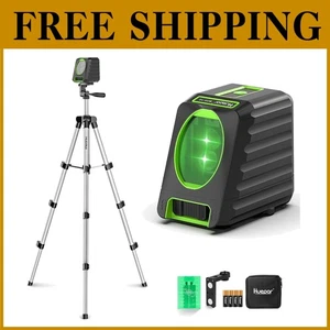 Livella laser verde con treppiede 39 pollici - strumento autolivellante - Foto 1 di 11