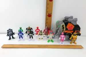 Imaginext Power Rangers azul, rojo, negro, verde, blanco, rosa, Baboo, Lord Zedd y más - Imagen 1 de 7