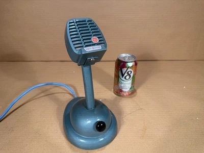 Vintage 1960s GE Shure 97U29 Controlled Magnetic Harp Microphone Mic + S36 Stand - Bild 1 von 4