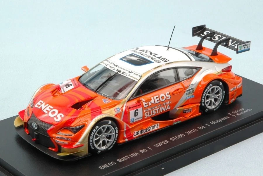 Ebbro EB45267 LEXUS RC F N.6 9th 300 KM OKAYAMA 2015 K.OSHIMA-Y.KUNIMOTO 1:43 Mo - Immagine 1 di 1