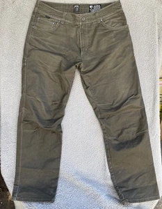 Vintage KUHL Rydr Jean Pants Men's 36x32 Patina Dye Brown Work Jeans - Picture 1 of 6