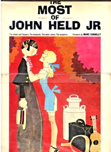 "THE MOST OF JOHN HELD JR" ~ (1972 / 1st ED) ~ **VINTAGE ART ILLUSTRATIONS** #67 - Picture 1 of 16