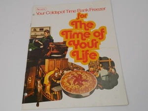 Vintage 1970's Sears Coldspot Time Bank Freezer Owner's Manual Guide Booklet - Picture 1 of 5