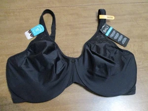 BALI MINIMIZER ENCASED UNDERWIRE BRA BLACK 36DD - Picture 1 of 4