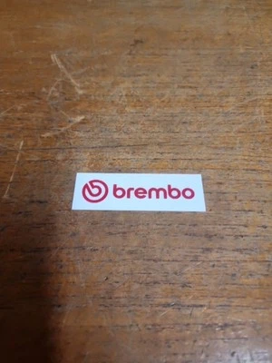 Brembo Brakes Promotional Sticker Racing Motorcycle Car - Image 1 of 3
