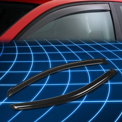 染色带式窗户遮阳通风口太阳雨偏转器适用于 2005 - 2009 Scion tC ANT10 — 第 1/4 张图片