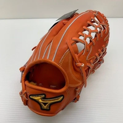 [Nuevo] Guante de cuero Mizuno Pro 12.75 Outfield derecho naranja 1AJGH10507 KIP Foto 1 de 4
