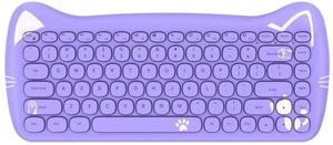 Bluetooth 5.0 Wireless Cute Computer Keyboard Multi Device Connection 84 Keys US - Picture 1 of 17