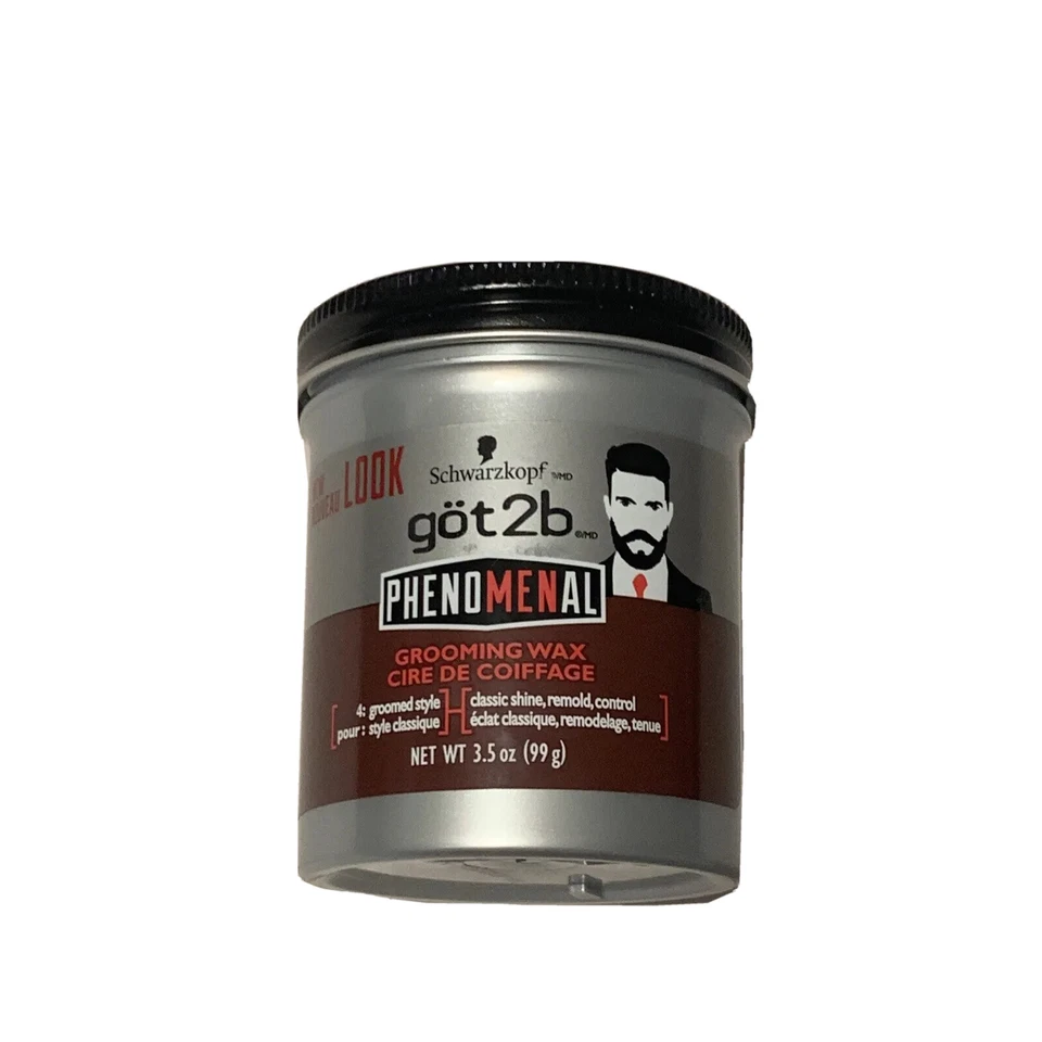 Got2B PhenoMENal Clear Shine Remodel Control Acicalamiento Cera Capilar, 3.5oz (99g) Nuevo Foto 1 de 4