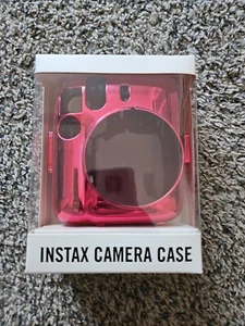 Brand New Hot Pink Hard Shell Instax Mini 12 Camera Case  - Picture 1 of 2