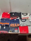 Lot de 9 T-shirts Chicago Blackhawks Bears White Sox S L XL 3XL manches courtes