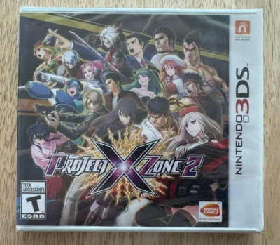 Project X Zone 2 3DS Game ~ NEW Y-fold Factory Sealed ~ Capcom/SEGA/Namco Xover - Image 1 of 4