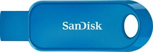 Clé flash portable SanDisk 64 Go Cruzer Snap USB 2.0 bleue - Photo 1/10