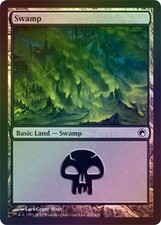 Swamp 241 - Foil New MTG Scars of Mirrodin Magic 2B3
