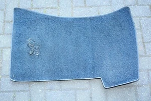 Mercedes Benz W108 W109 Carpet Foot Mat Front Velour Blue - Picture 1 of 4