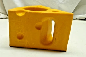 Cheesehead Wisconsin Cheese Can Accogliente Schiuma Green Bay Packers Schiuma Cuneo - Foto 1 di 4