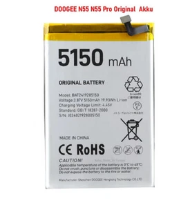 Doogee N55 - N55 Pro   Akku -  5180mAh -   Original - DHL Versand - Bild 1 von 1