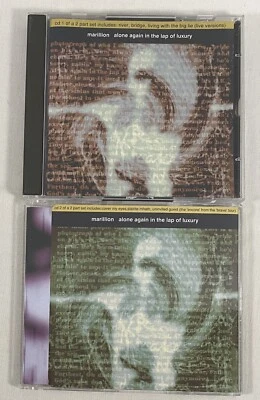 Marillion Alone Again In The Lap Of Luxury Part 1 &2 CD Single Set Lot EMI 1994 Foto 1 de 3